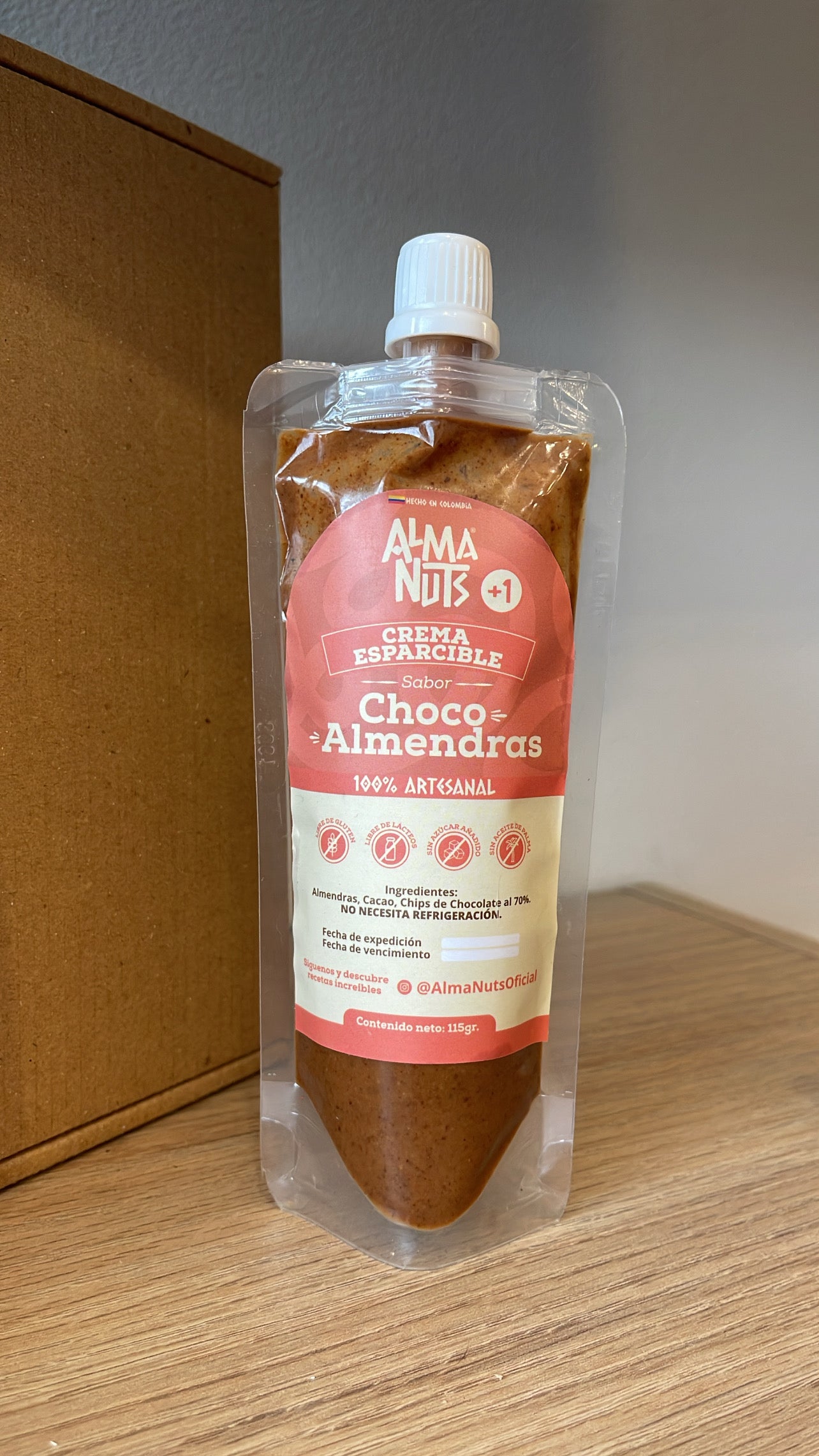 Crema esparcible de choco almendra