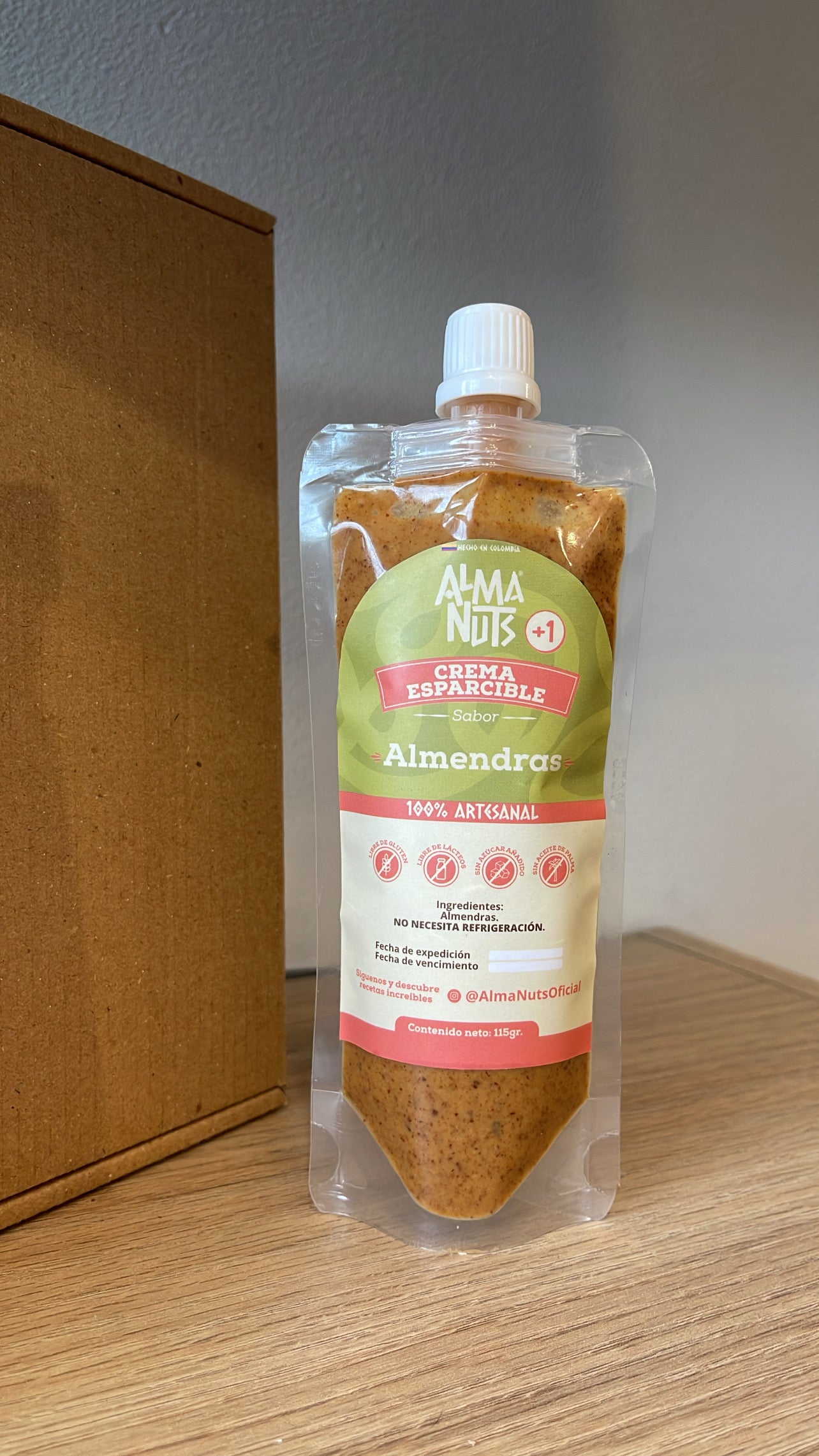 Crema esparcible de almendra
