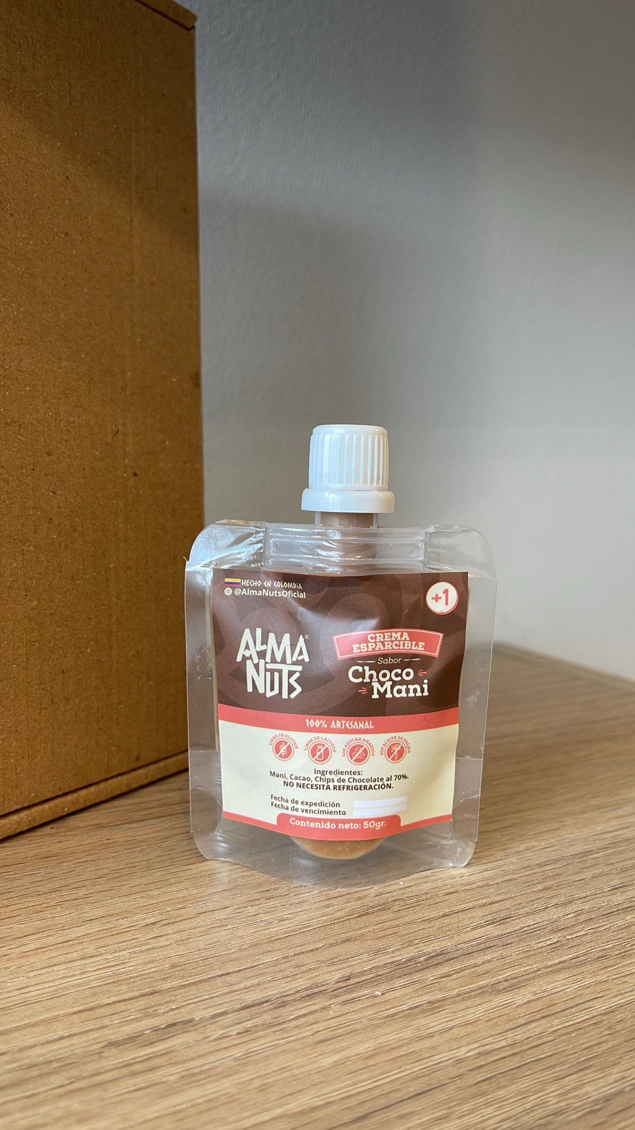 Crema esparcible de choco maní por 50gr