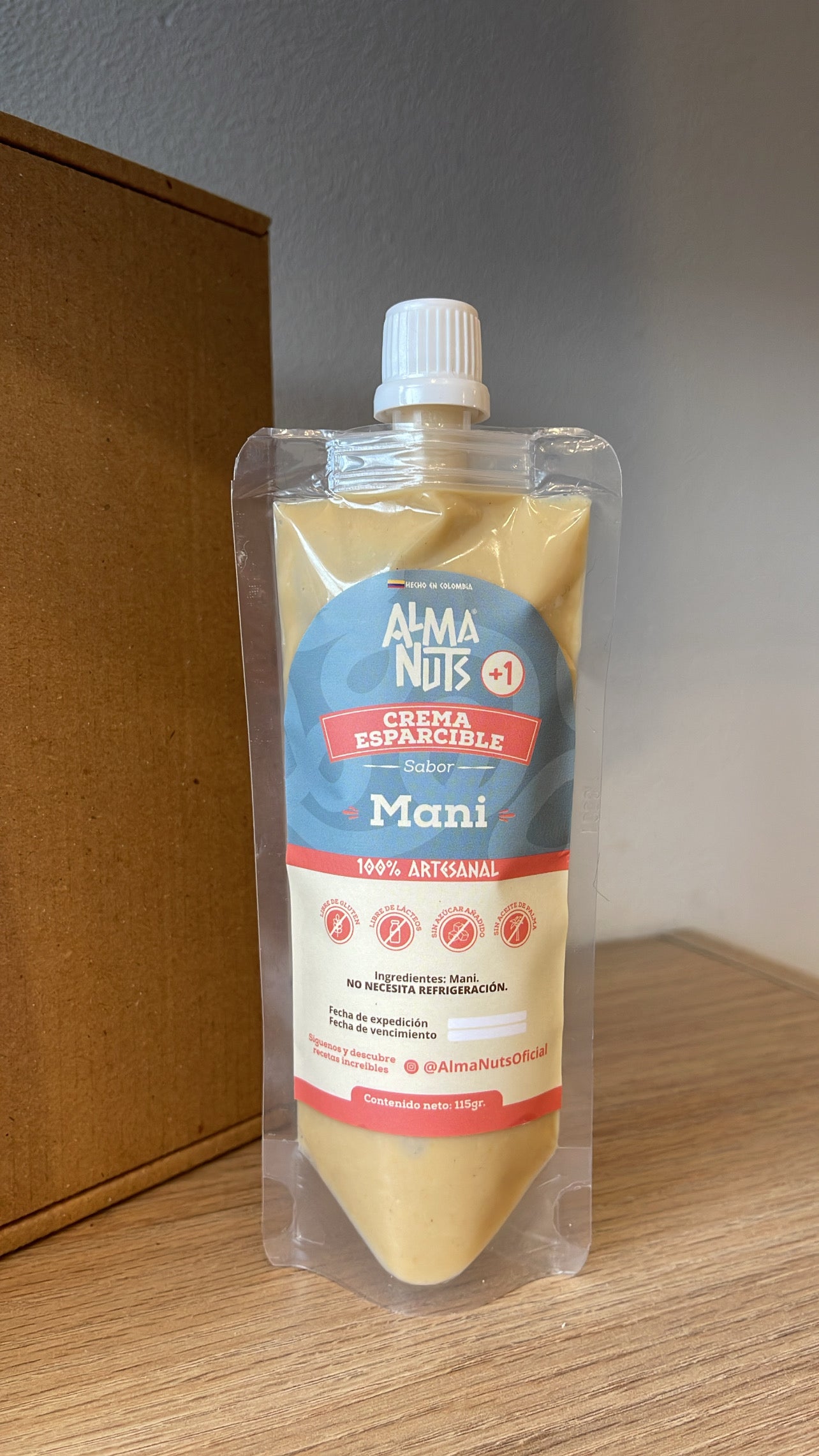 Crema esparcible de maní