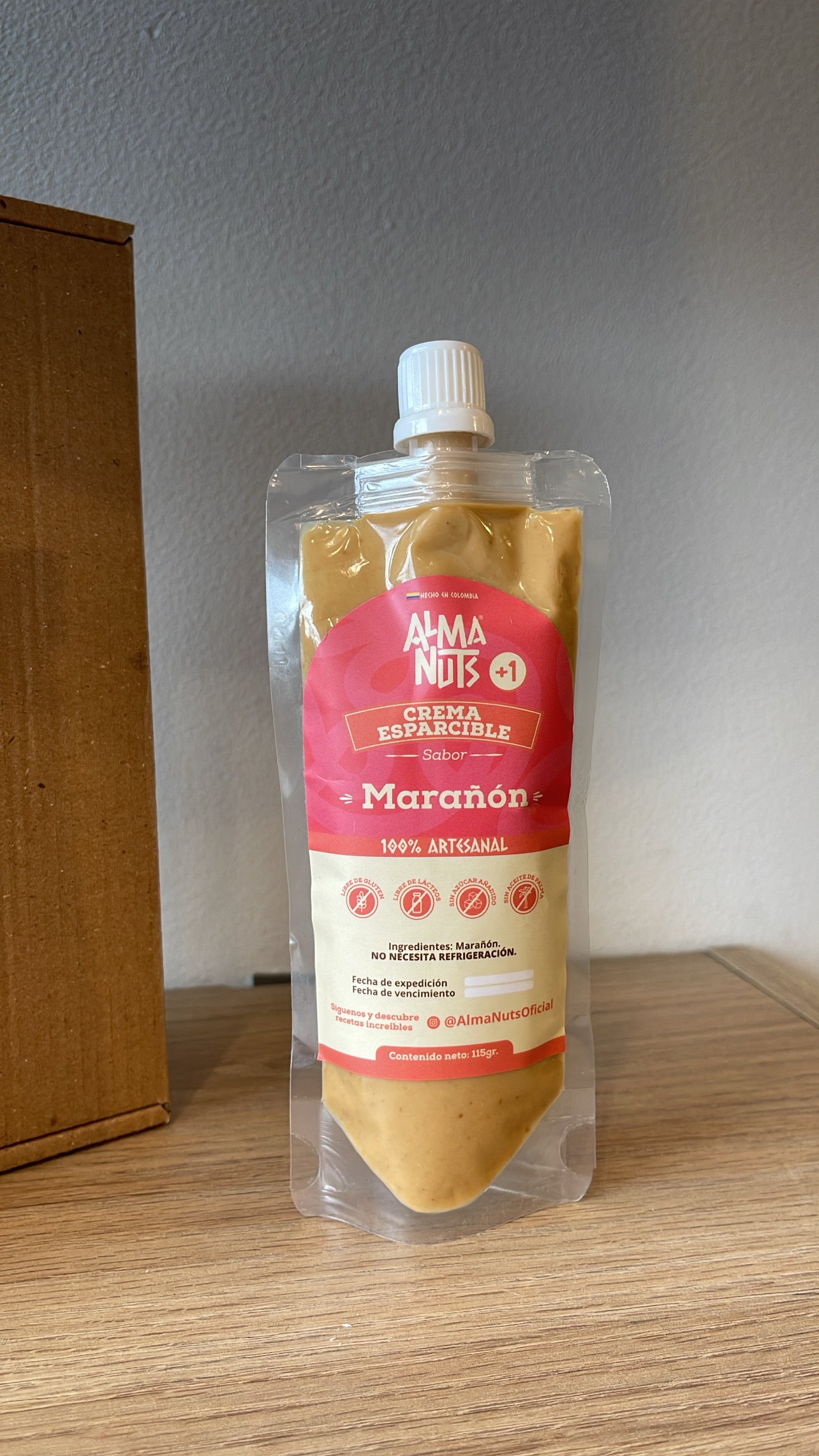 Crema esparcible de marañon