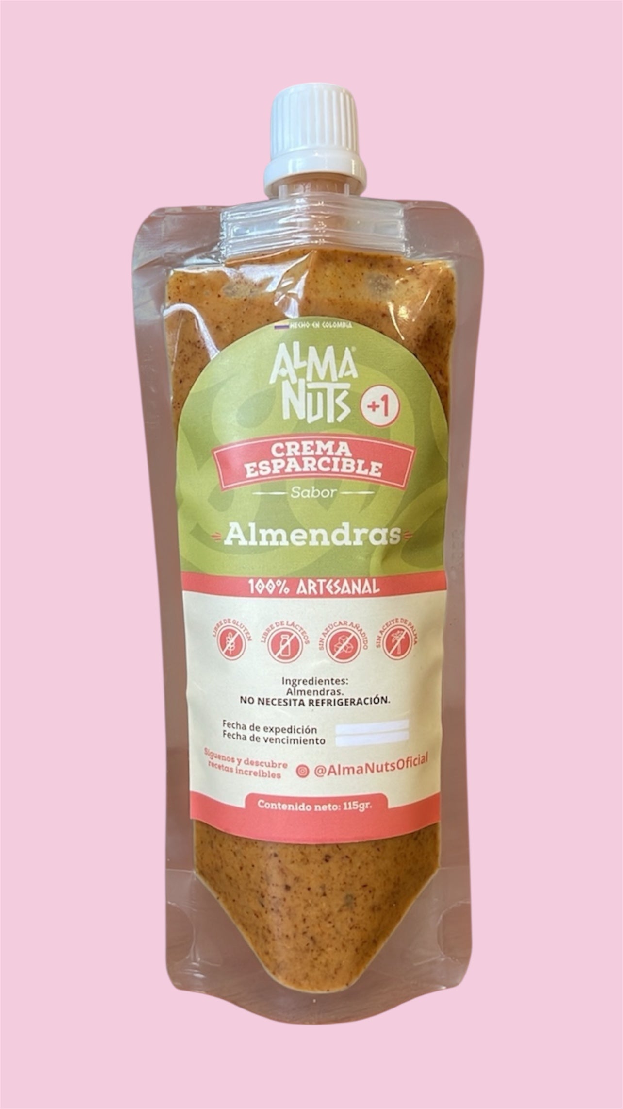 Crema esparcible de almendra