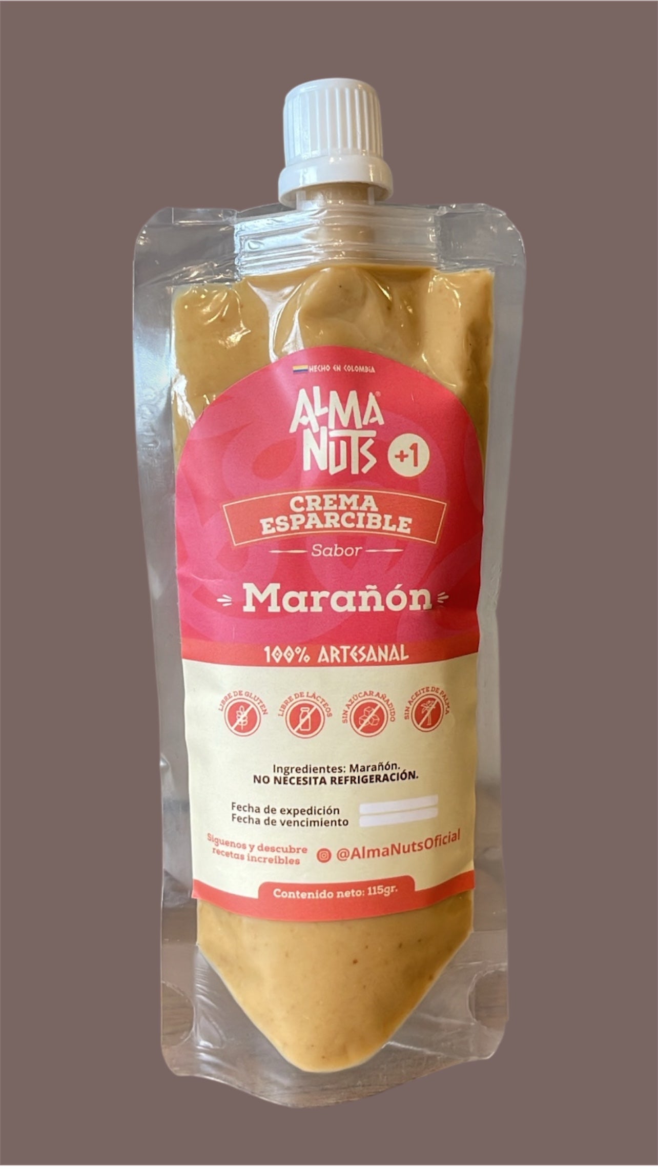Crema esparcible de marañon