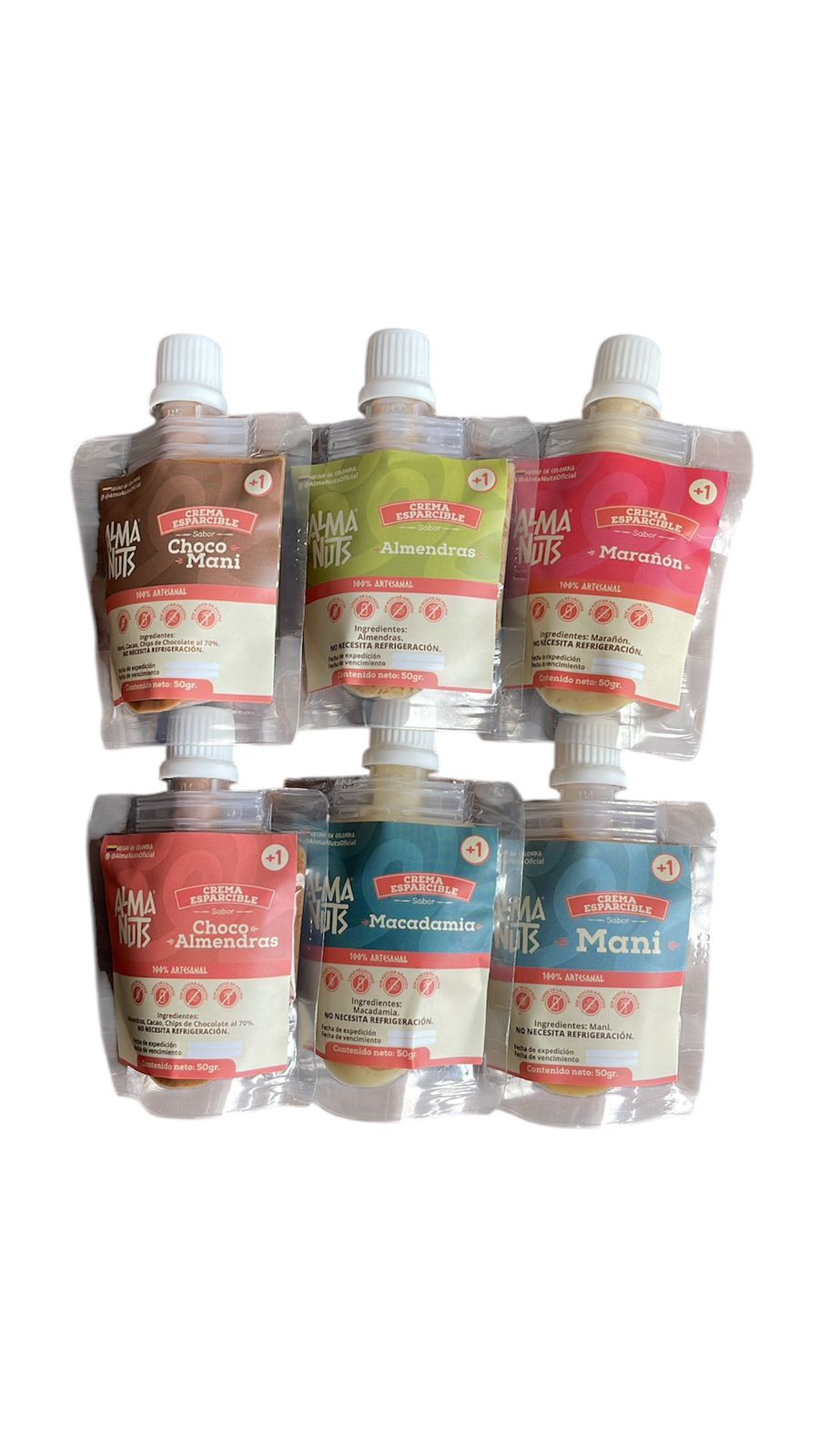 Combo 3 - pack 6 50gr