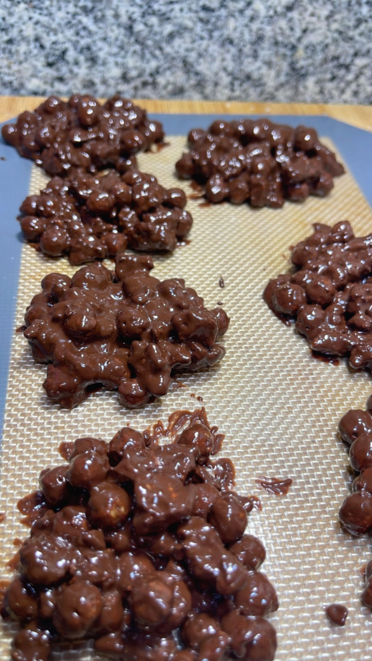 Discos de chocolate para derretir