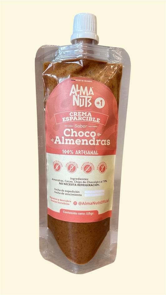 Crema esparcible de choco almendra